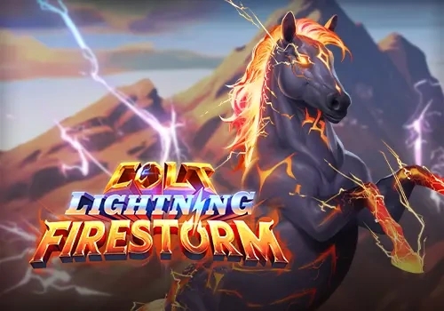 Colt Lightning Firestorm game showcasing wild western action with lightning effects